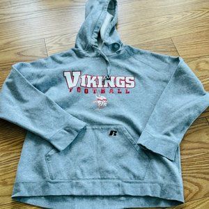 Russell Athletic hoodie Vikings Football Size XL